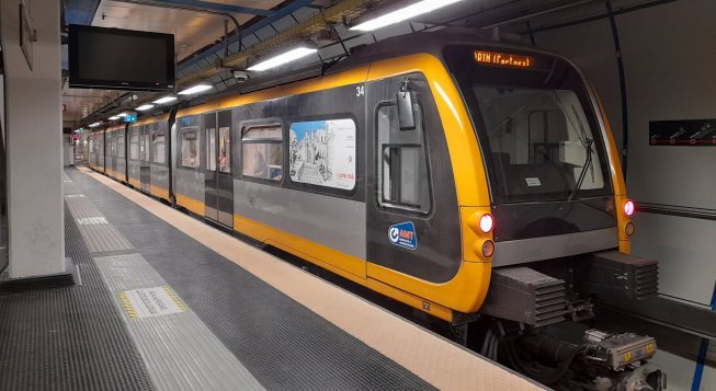 Metro di Genova ©facebook.com/amtgenovatrasportopubblico