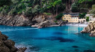 Anello di San Fruttuoso, bagno serale nella baia e cena al tramonto all'Agririfugio Molini