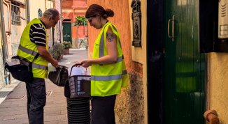 Nuova raccolta differenziata a Boccadasse: addio cassonetti, arriva l'Ecostop di Amiu