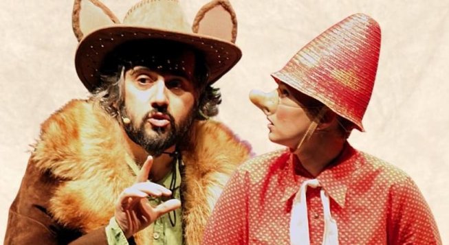 Pinocchio, i burattini di Fantateatro a Villa Mazzacorati