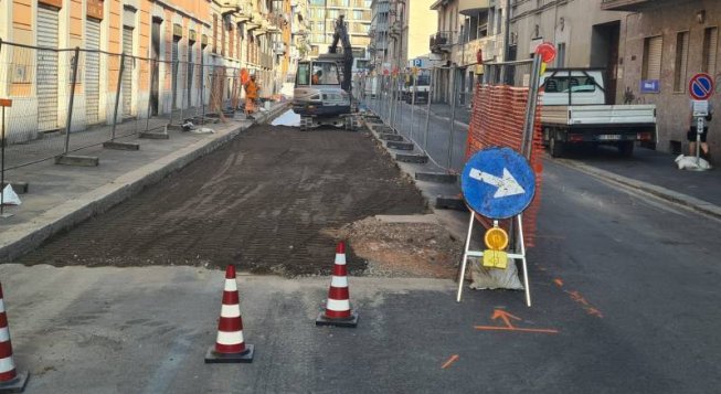 Manutenzione stradale a Milano 