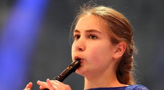 Lucie Horsch in concerto all'Aula Magna della Sapienza