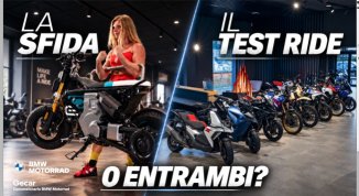 Gecar lancia la BMW Motorrad Challenge: dopo aver sollevato gli alpini, Strong.Nata sfida Genova con il CE 02