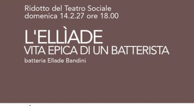 L'ELLIADE VITA EPICA DI UN BATTERISTA