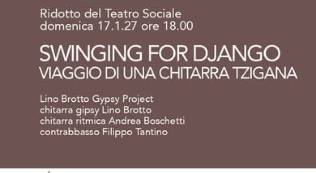 SWINGING FOR DJANGO VIAGGIO DI UNA CHITARRA TZIGANA
