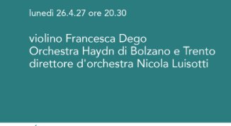 FRANCESCA DEGO VIOLINO / ORCHESTRA HAYDEN