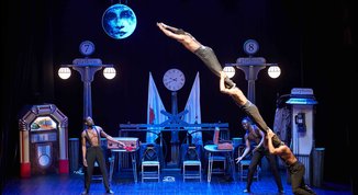 The Black Blues Brothers in Let's Twist Again, spettacolo di teatro acrobatico