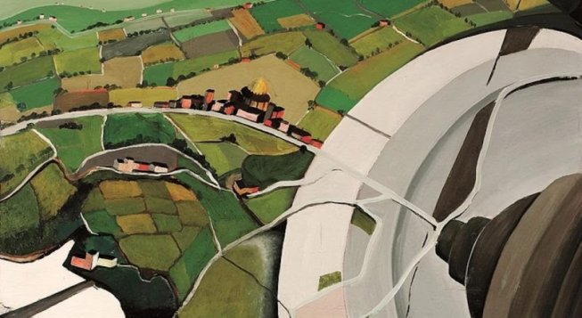 Tato (Guglielmo Sansoni) - Paesaggio aereo, 1932