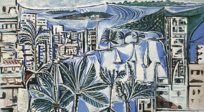Pablo Picasso, La Baie de Cannes (1958) © Succession Picasso by Sia 2024 Photo © Rmn - Grand Palais (Musée national Picasso - Paris) / Mathieu Rabeau