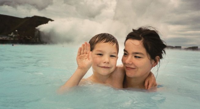 Björk and son, Iceland 1993 © Juergen Teller
