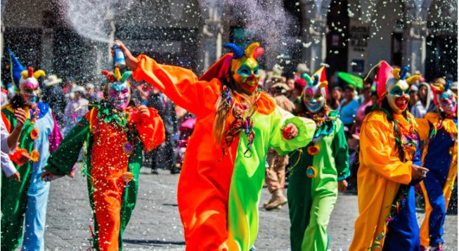 Carnaval arequipeño. Credits Municipalidad Provincial de Arequipa