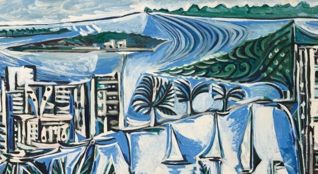 Pablo Picasso, La Baie de Cannes, Cannes, 1958 © Succession Picasso by Siae 2024 / Rmn - Grand Palais (Musée national Picasso-Paris) / Mathieu Rabeau