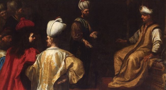 Giovanni Agostino Durazzo condotto alla presenza del sultano, collezione privata