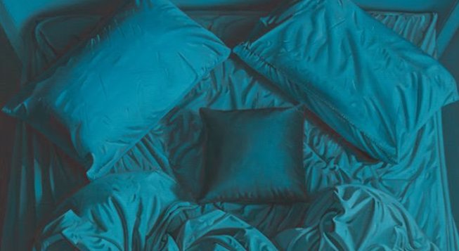 Patrizio Di Massimo, Throat Chakra Empty Bed, 2024  © Eleonora Agostini