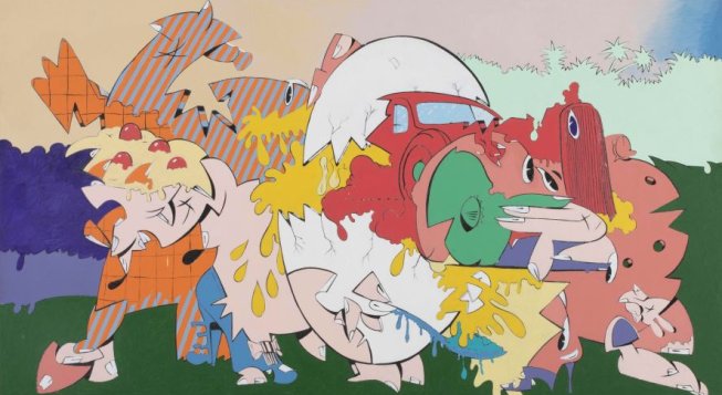 L’uovo rotto, 1964 / Collezione privata, courtesy Gió Marconi © Fabio Mantegna