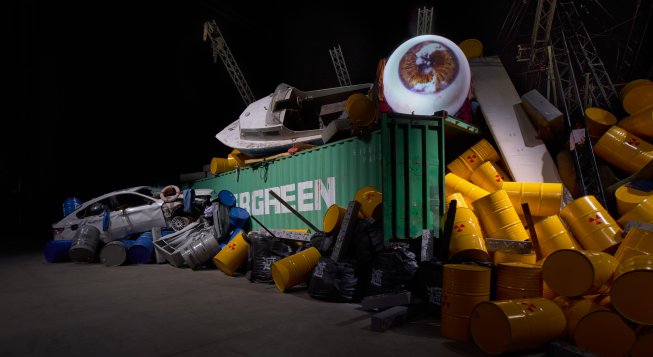 Exhibition view, Pirelli HangarBicocca, Milan, 2025 © Yanagi Studio, courtesy the artist and Pirelli HangarBicocca (photo Agostino Osio)