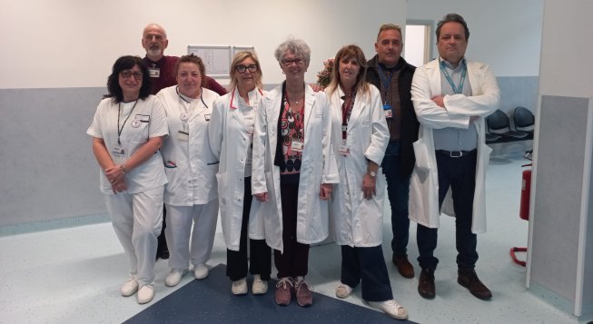 Staff Asl3 del Poliambulatorio di prossimità Ca Nova Asl3