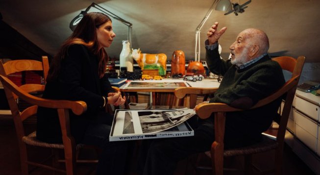 Gianni Berengo Gardin e Roselena Ramistella © Emanuele Di Mare