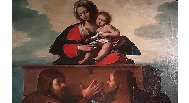 Bernardo Strozzi - Apparizione della Madonna Odigitria