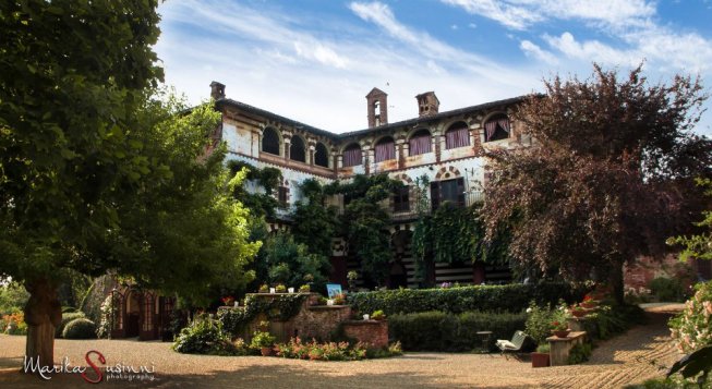 Castello di Marchierù, vista dal giardino