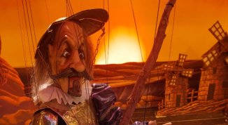 Don Chisciotte, spettacolo di marionette della compagnia Carlo Colla & Figli