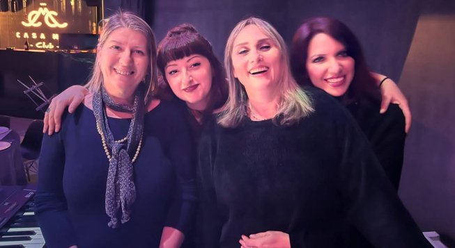 Elena Vivaldi, Sandra Sansalone, Roberta Palma e Pia Perez Almeida