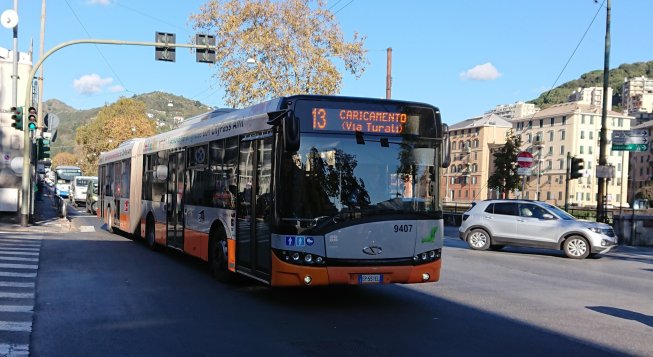 Autobus Amt, linea 13 ©Facebook.com/amtgenovatrasportopubblico
