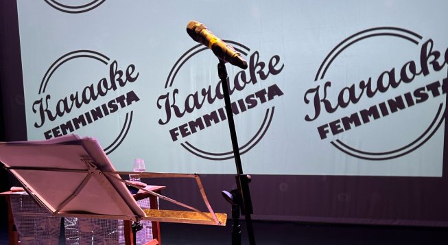 Microfono, logo ©Karaoke femminista