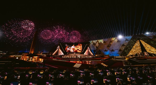 La cerimonia di inaugurazione del Grand Egyptian Museum ©facebook.com/GrandEgyptianMuseum