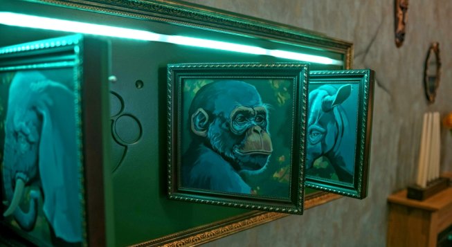 Scimmia in escape room ©Cronos Escape Room