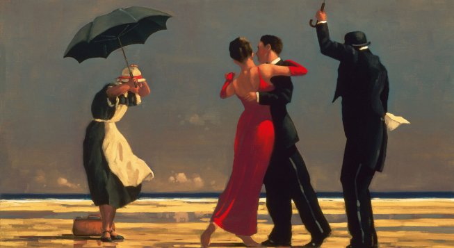 Jack Vettriano, Il maggiordomo che canta