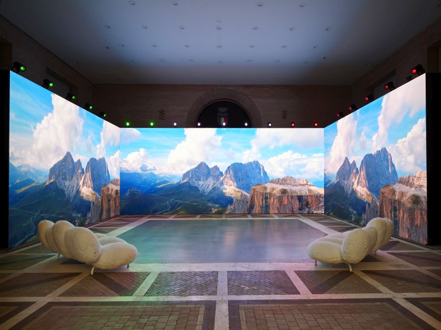Casa Italia Milano Cortina 2026, installation view Musa at Triennale Milano © Pietro Savorelli / Coni