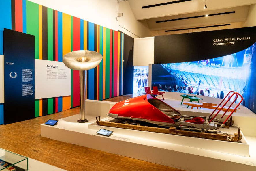 Casa Italia Milano Cortina 2026, installation view Musa at Triennale Milano © Simone Falso / Coni
