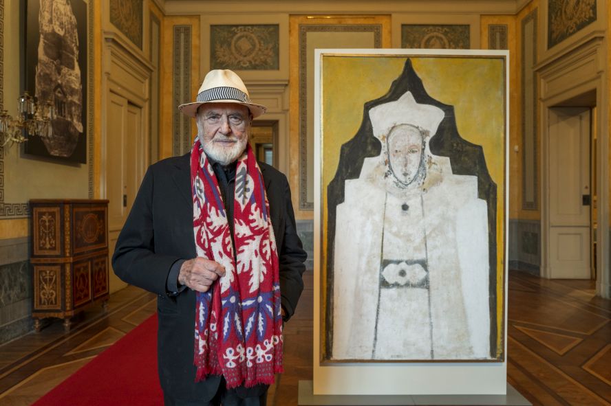 Michelangelo Pistoletto e Il Sacerdote © Marco Beck Peccoz