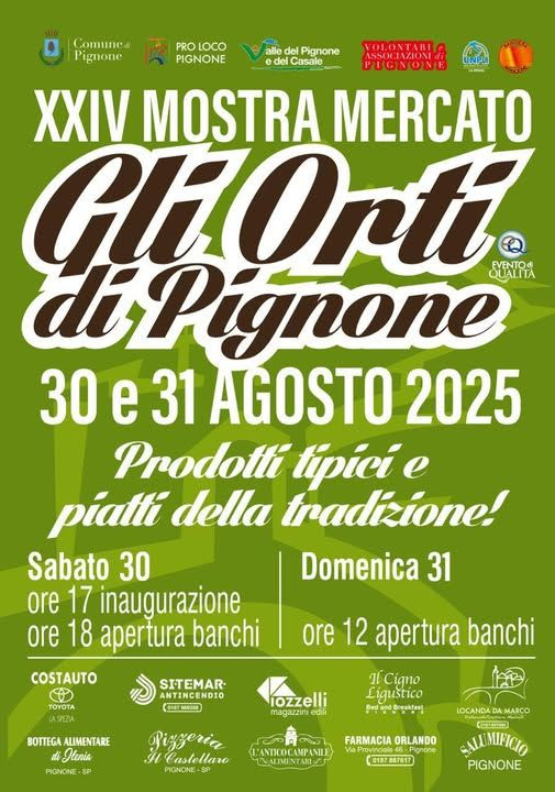 locandina - gli orti di Pignone