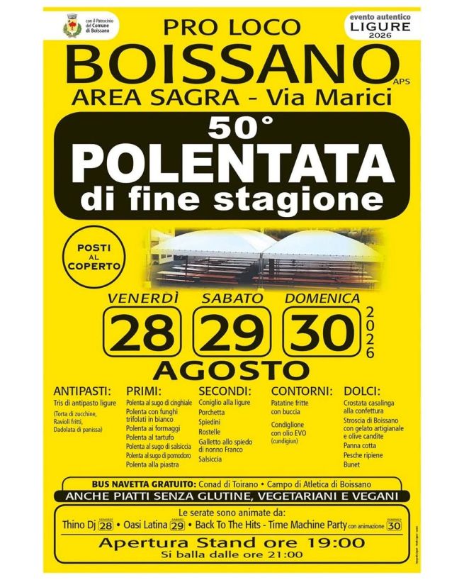 locandina - poletnata di fine stagione boissano