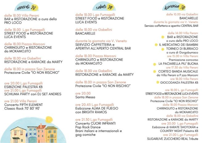 programma festa di Cambiago