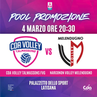 CDA volley talmassons FVG VS narconon volley melendugno