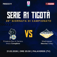Prosecco DOC a. carraro imoco conegliano VS WASH4GREEN monviso volley
