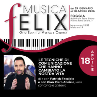 LE TECNICHE DI COMUNICAZIONE CHE HANNO CAMBIATO LA NOSTRA VITA, Musica Felix 2026