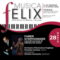 FABER SYMPHONIKER. I GRANDI SUCCESSI DI FABRIZIO DE ANDRE', Musica Felix 2026