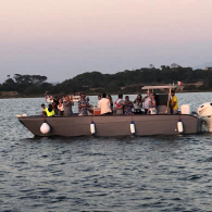 Grand tour in barca al tramonto nella laguna dello Stagnone