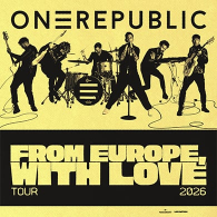 ONEREPUBLIC - FROM EUROPE, WITH LOVE TOUR 2026