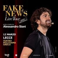 ALESSANDRO SIANI, FAKE NEWS LIVE TOUR 2026