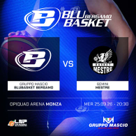 BLU BASKET BERGAMO VS MESTRE