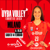 EUROTEK LAICA UYBA - NUMIA VERO VOLLEY MILANO