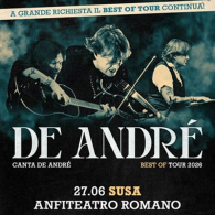 Cristiano De André canta De André all'Arena Romana di Susa