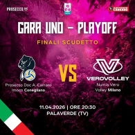 Prosecco Doc A. Carraro Imoco Conegliano - Milano, partita di finale scudetto