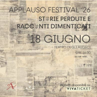 Storie perdute e racconti dimenticati, Applauso Festival 2026
