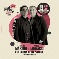 Stefano Massini e Paolo Jannacci in "L'officina delle storie